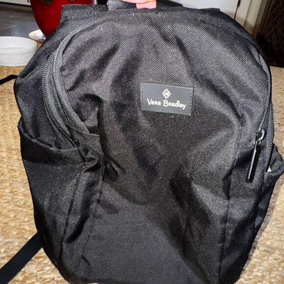 🖤 Vera Bradley Mini Backpack – Sleek Black Nylon 🖤🎒 - Picture 1 of 10